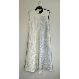 PARTOW Dress Cream Black Sleeveless NWOT